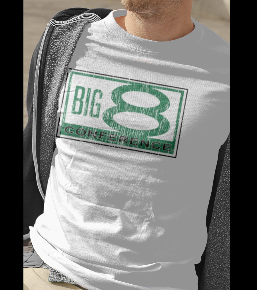 Big 8 Conference Retro Sports Emblem T-Shirt