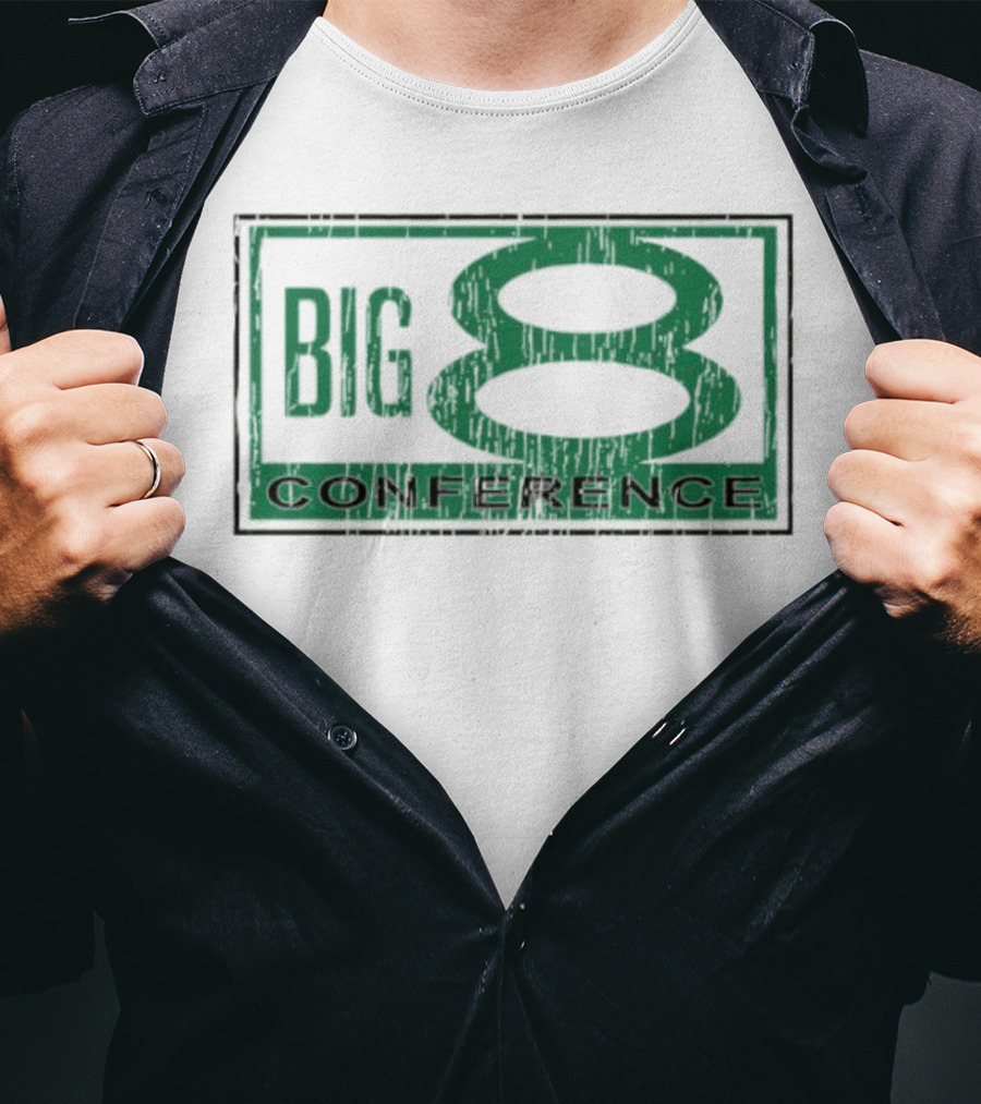 Big 8 Conference Retro Sports Emblem T-Shirt