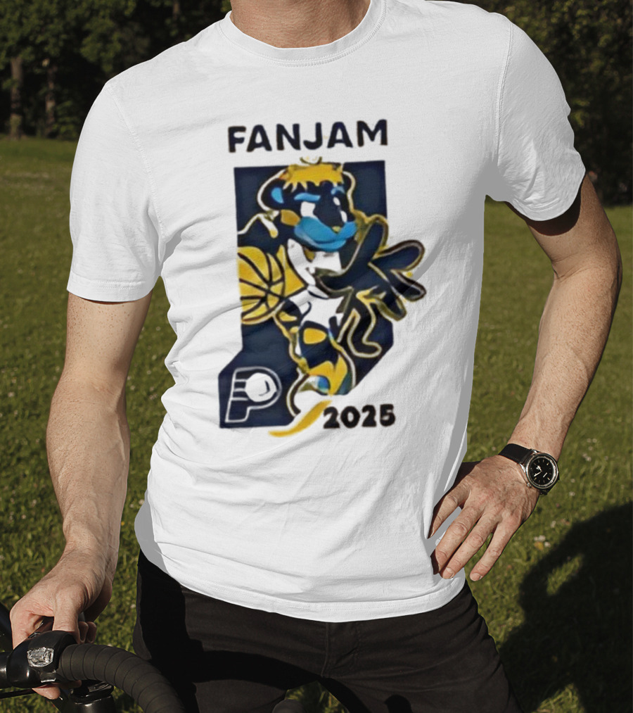 FanJam Indiana Pacers NBA Mascot 2025 T-Shirt
