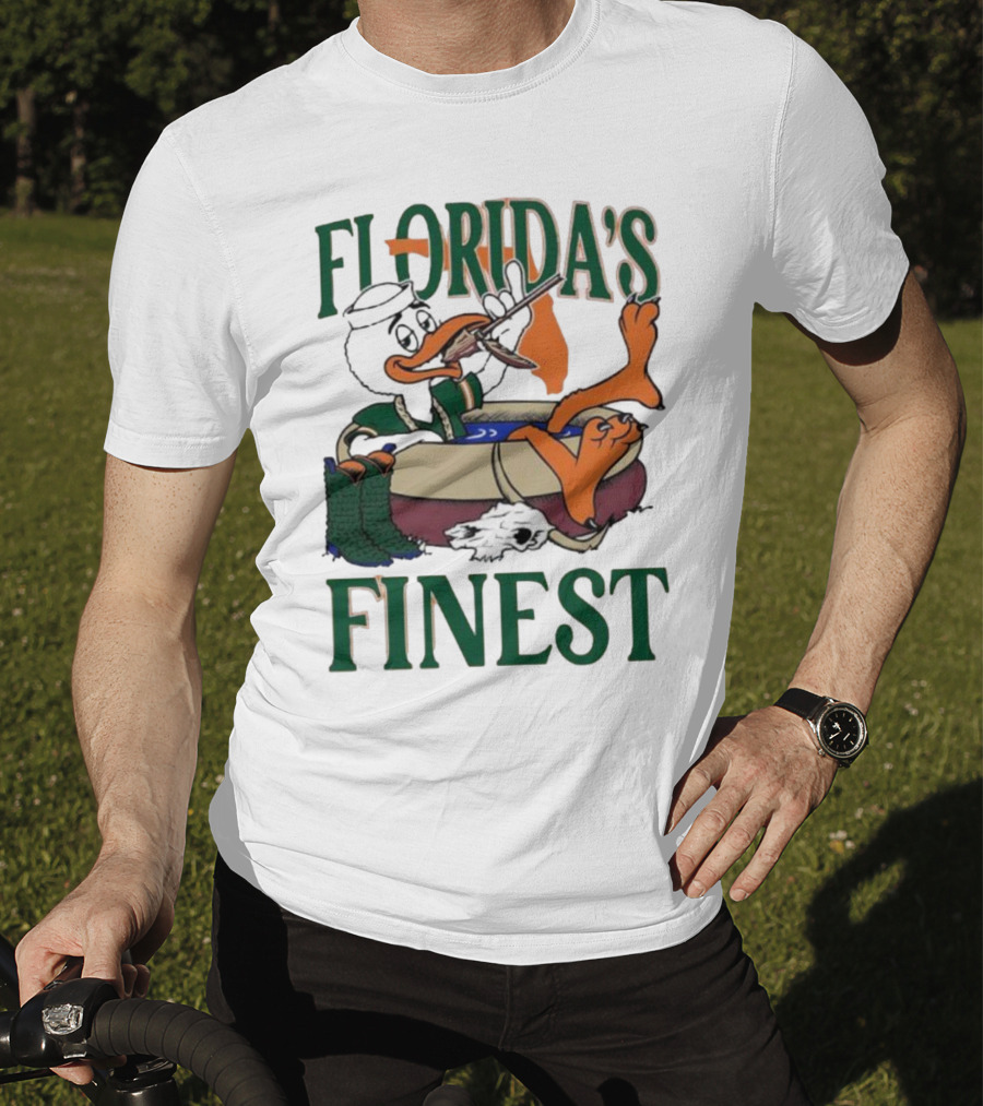 Florida’s Finest Miami Hurricanes Iconic Rivalry Victory Over Florida State Seminoles T-Shirt