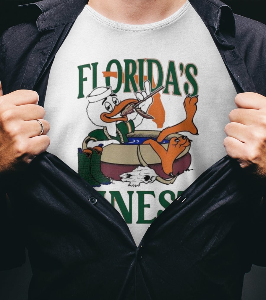 Florida’s Finest Miami Hurricanes Iconic Rivalry Victory Over Florida State Seminoles T-Shirt