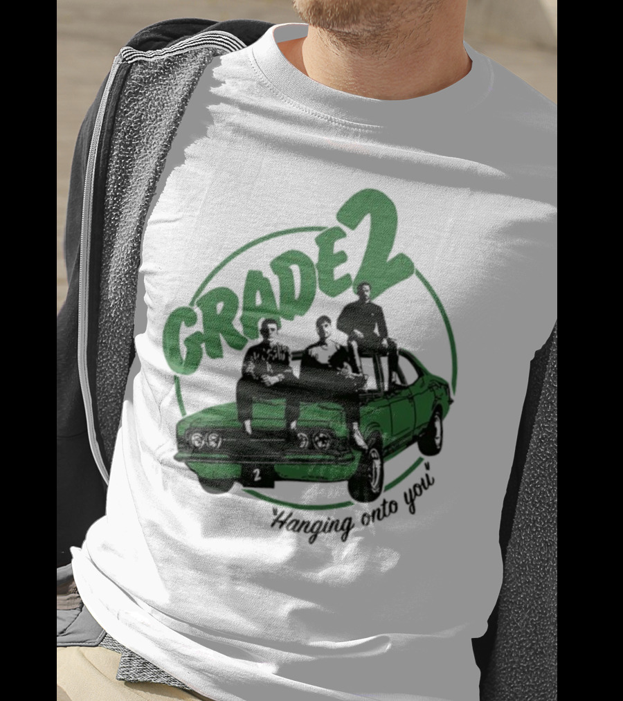 Grade 2 Hanging Onto You Band Members Car Graphic T-Shirt