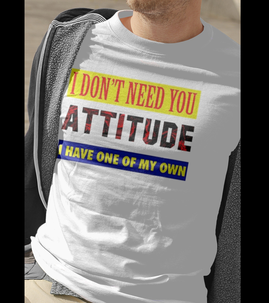 I Don't Need You Attitude I Have One Of My Own T-Shirt