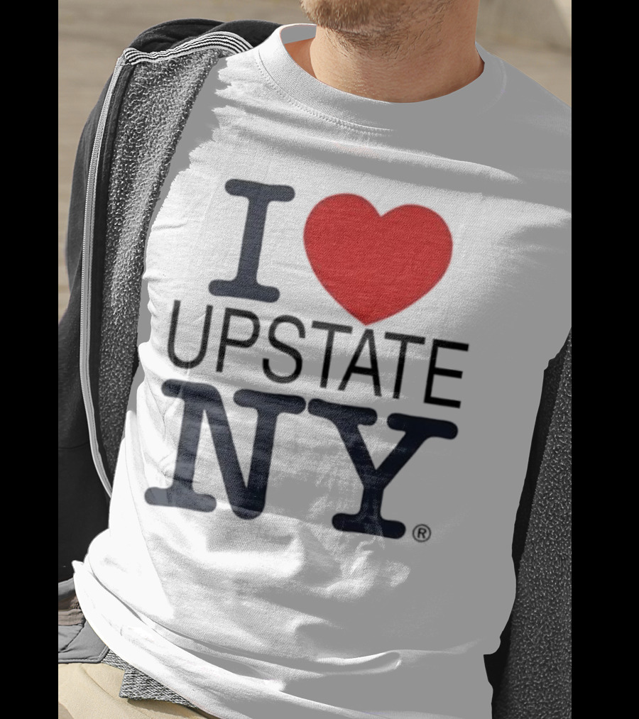 I Love Upstate NY Heart Icon T-Shirt