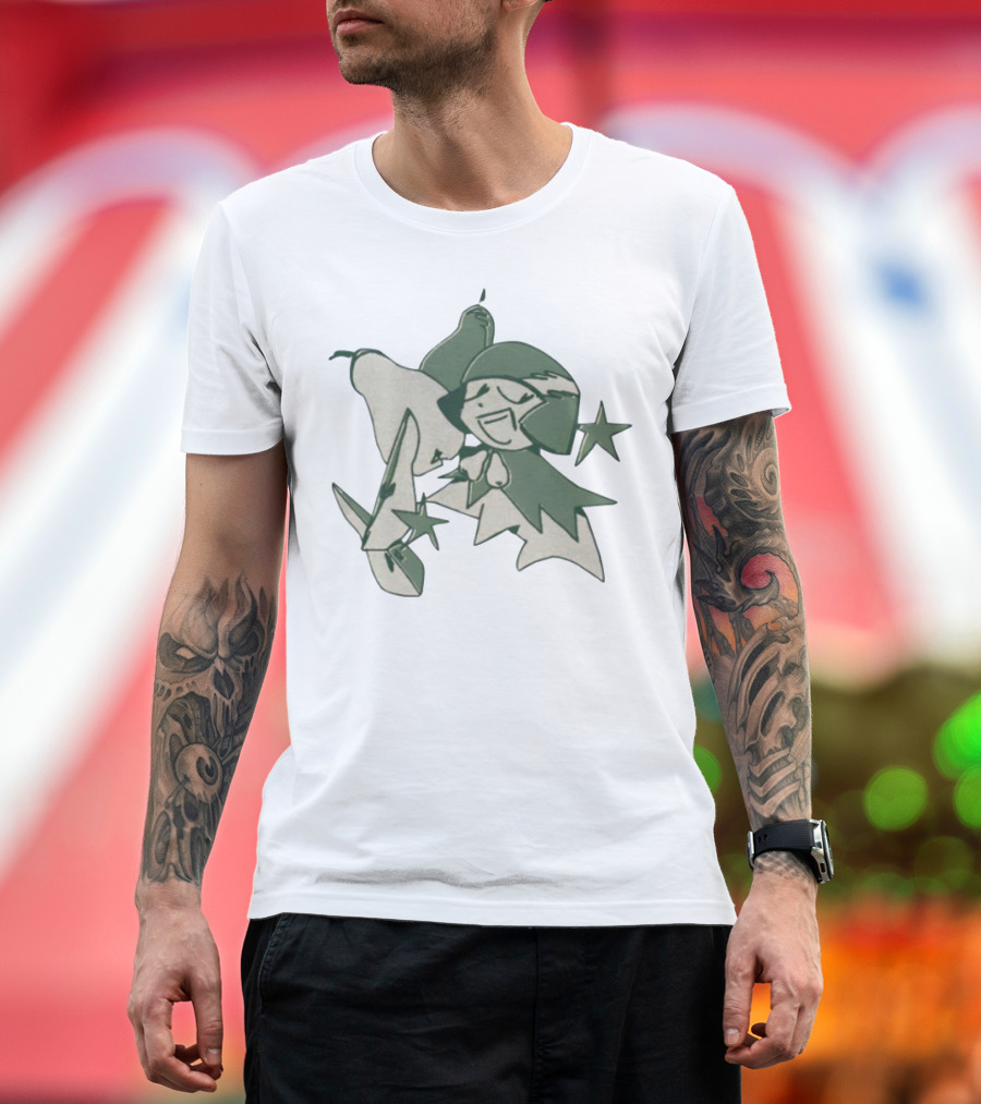 Royalpear Starry Character And Pear Duo T-Shirt