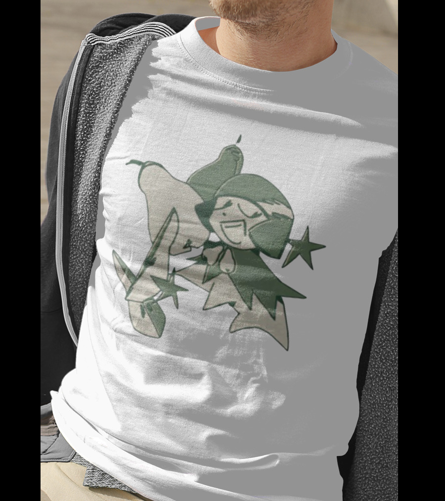 Royalpear Starry Character And Pear Duo T-Shirt