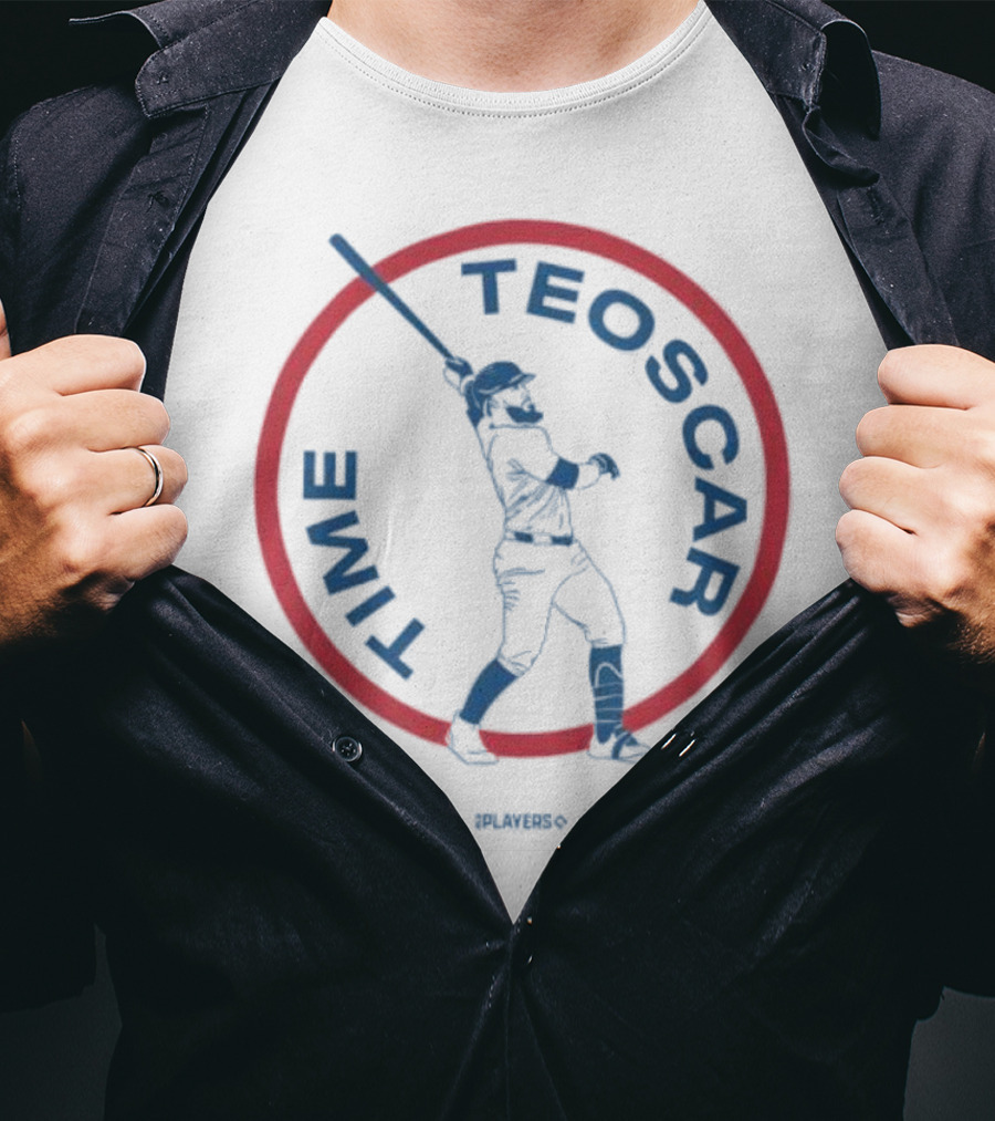 Los Angeles Dodgers Teoscar Hernández Number 37 Baseball Player Time T-Shirt