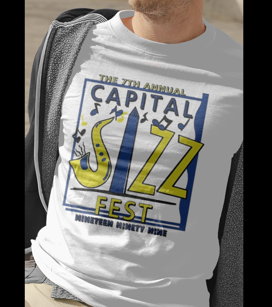 The 7th Annual Capital Jazz Fest June Nineteen Ninety Nine Music Event T-Shirt