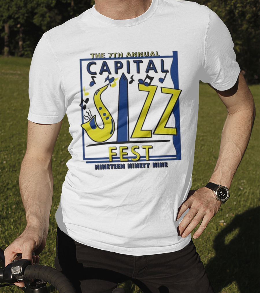 The 7th Annual Capital Jazz Fest June Nineteen Ninety Nine Music Event T-Shirt