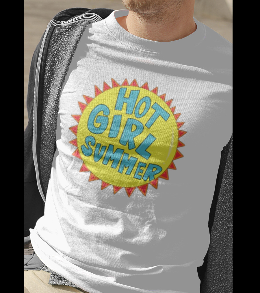The Beaver Family Hot Girl Summer Sunburst Style T-Shirt