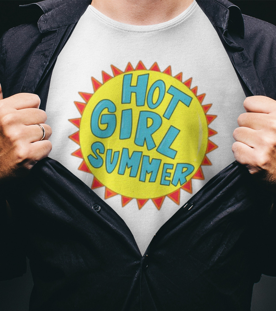 The Beaver Family Hot Girl Summer Sunburst Style T-Shirt