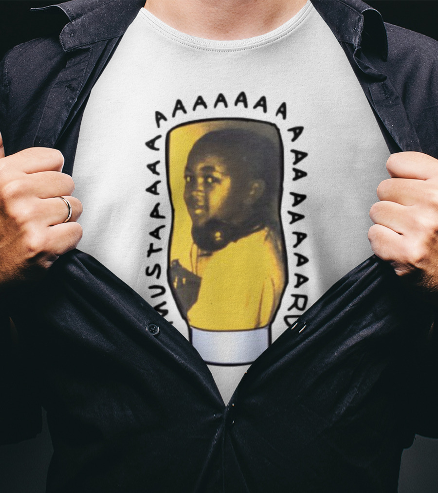 10 Summers Mustaaaaaaaaaaard DJ Mustard Youthful Portrait T-Shirt