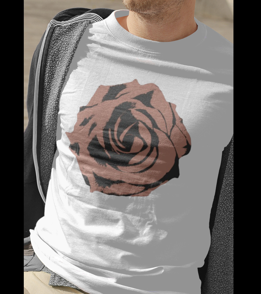 A Flair For The Dramatic Rose Black And Pink Graphic T-Shirt