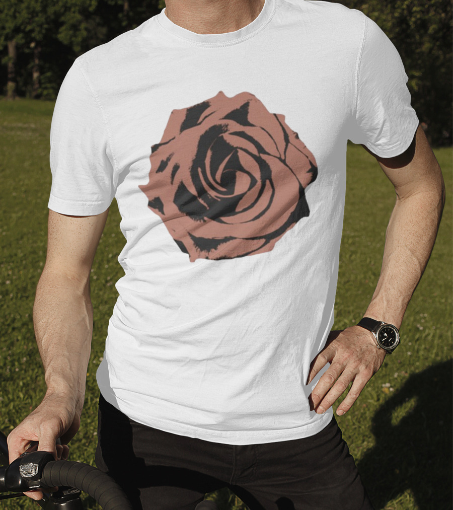 A Flair For The Dramatic Rose Black And Pink Graphic T-Shirt