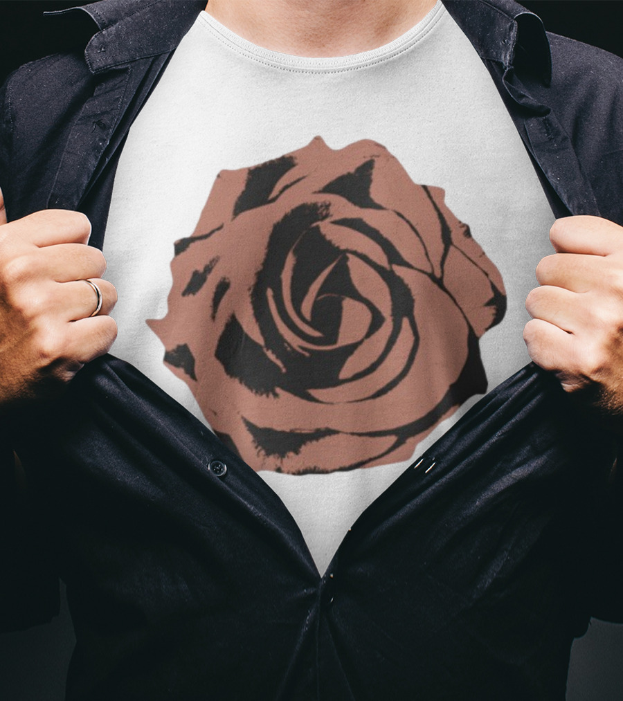 A Flair For The Dramatic Rose Black And Pink Graphic T-Shirt