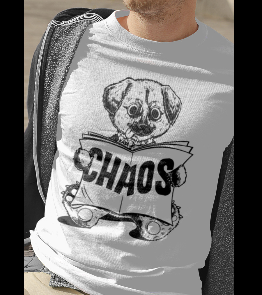 Chaos Reading Teddy Bear T-Shirt