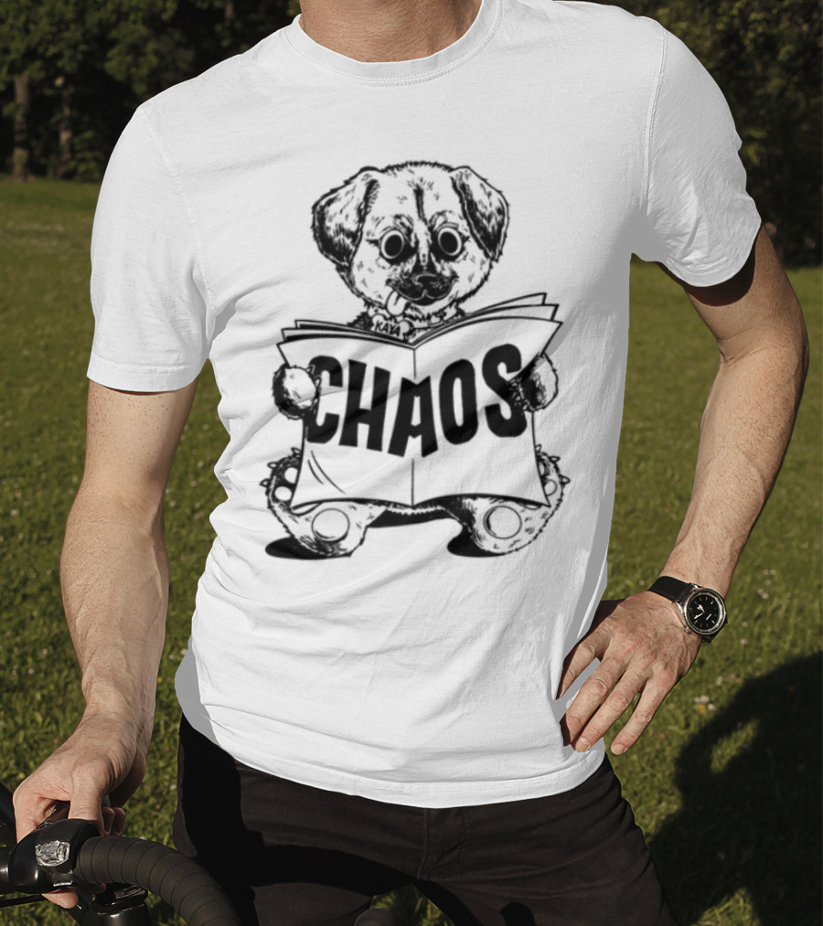 Chaos Reading Teddy Bear T-Shirt