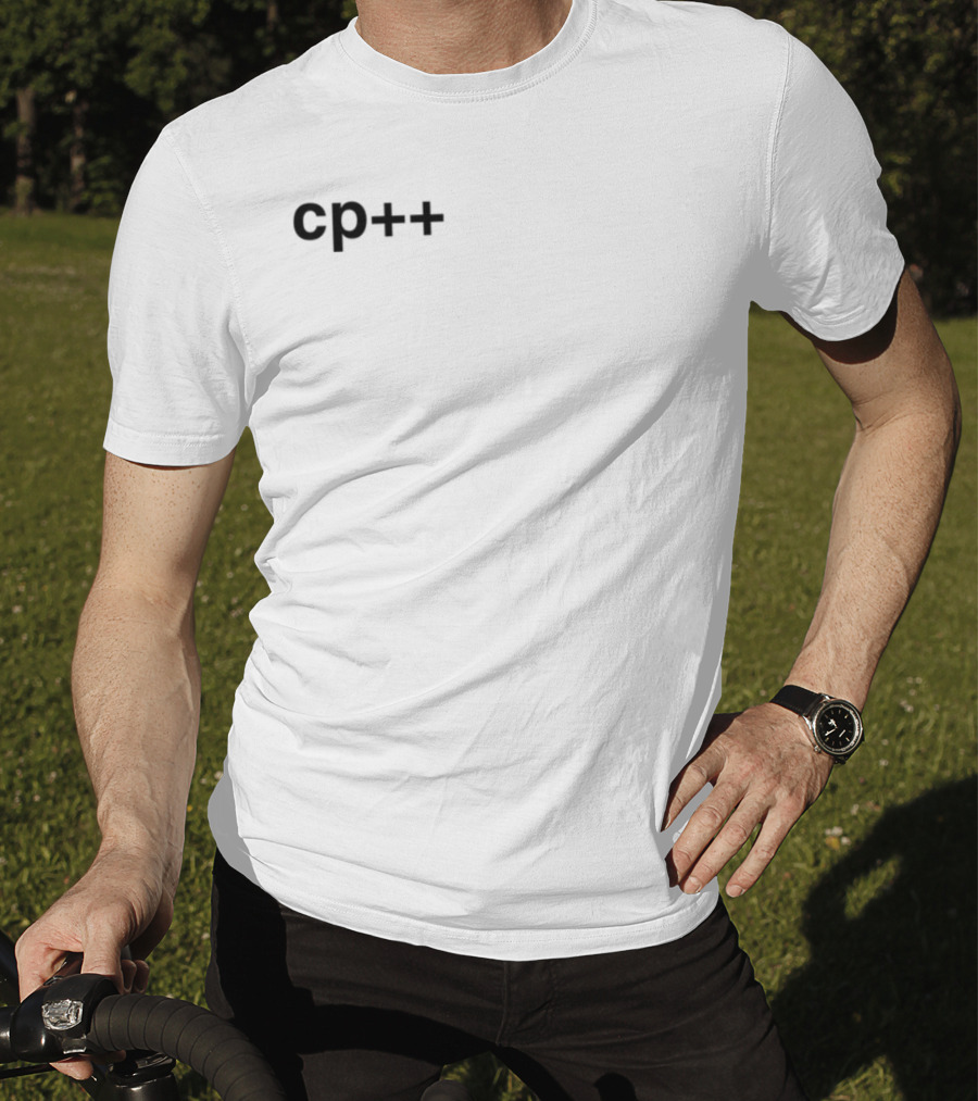 Cp++ Programming Humor Tech Nerd Icon T-Shirt