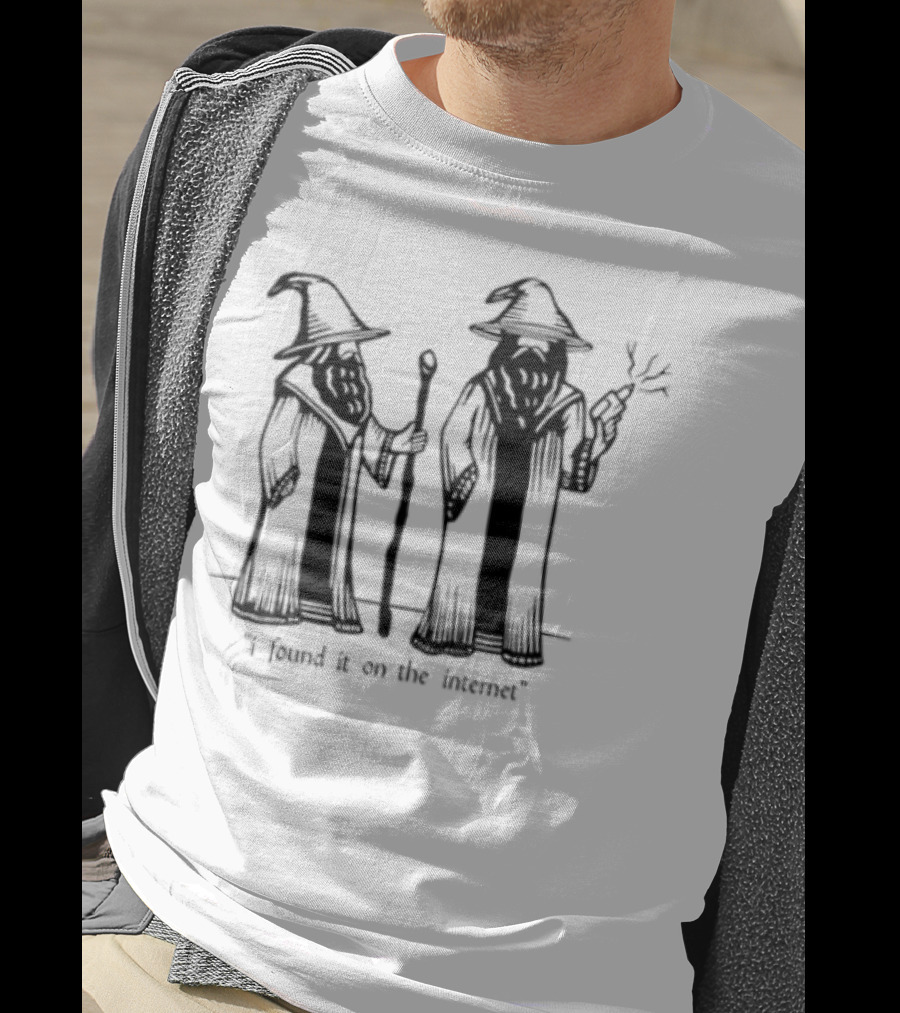 I Found It On The Internet Wizard T-Shirt