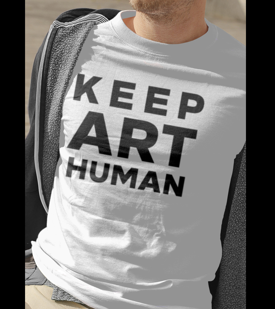 Keep Art Human Movement Statement T-Shirt