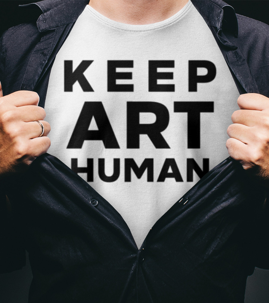 Keep Art Human Movement Statement T-Shirt