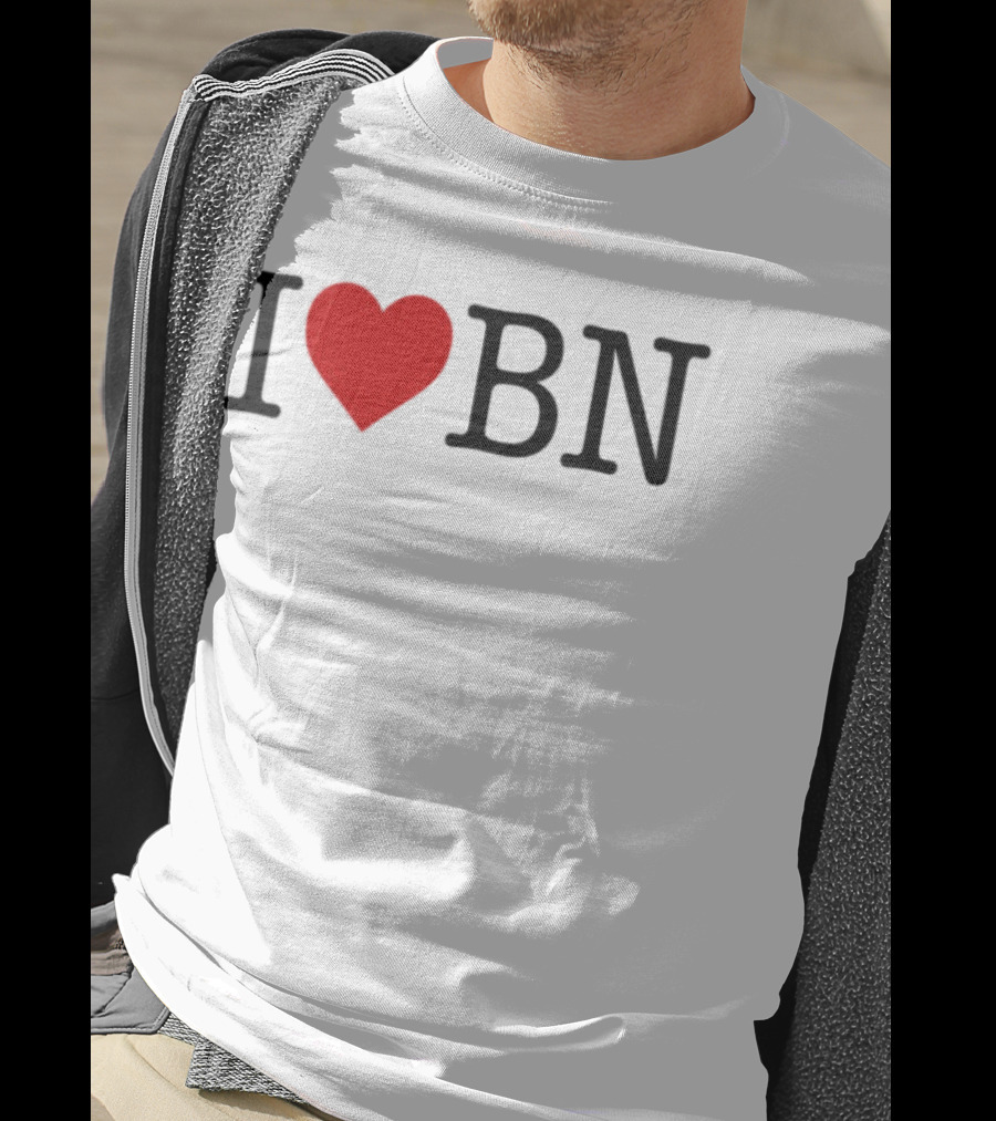 I Love BN Buenas Noches Heart Symbol Graphic T-Shirt