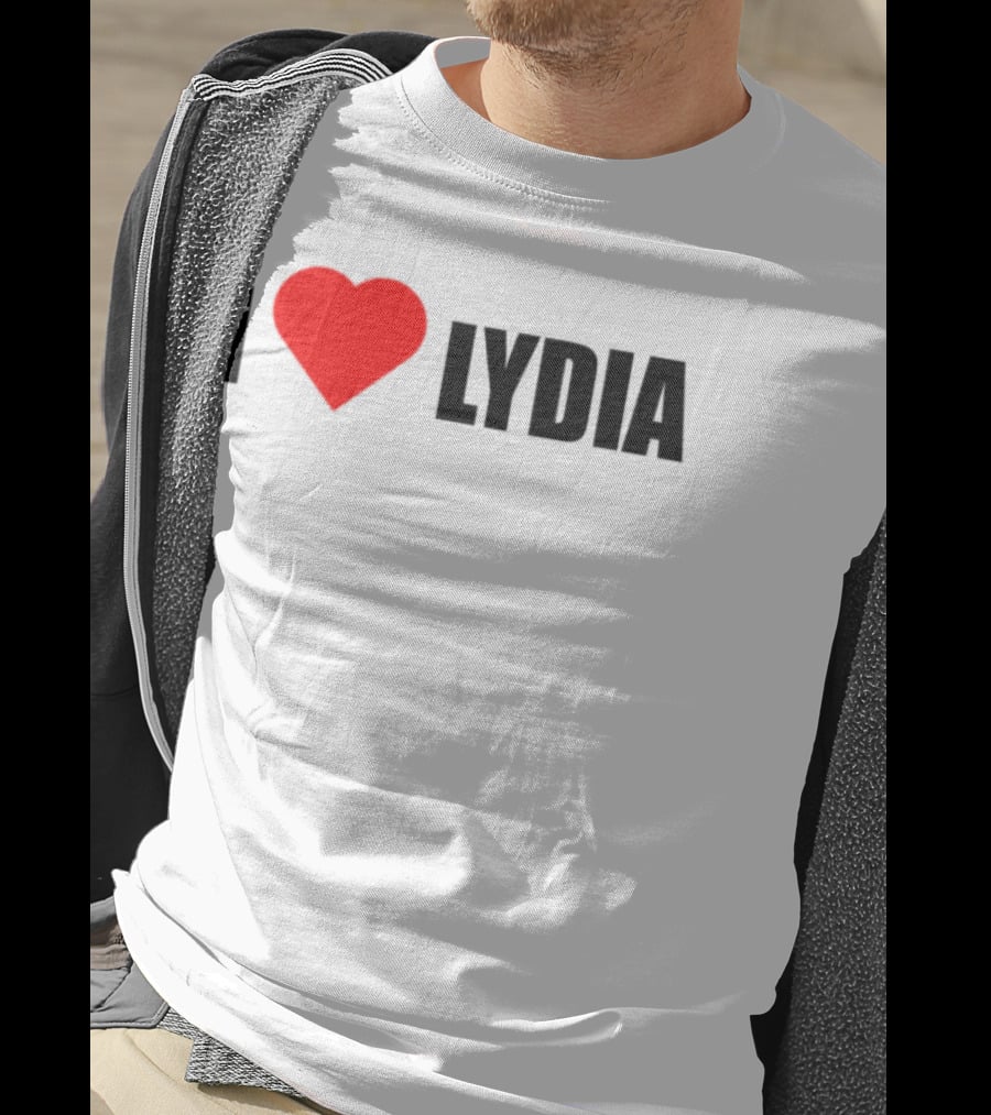 I Love Lydia Heart Symbol Expression T-Shirt