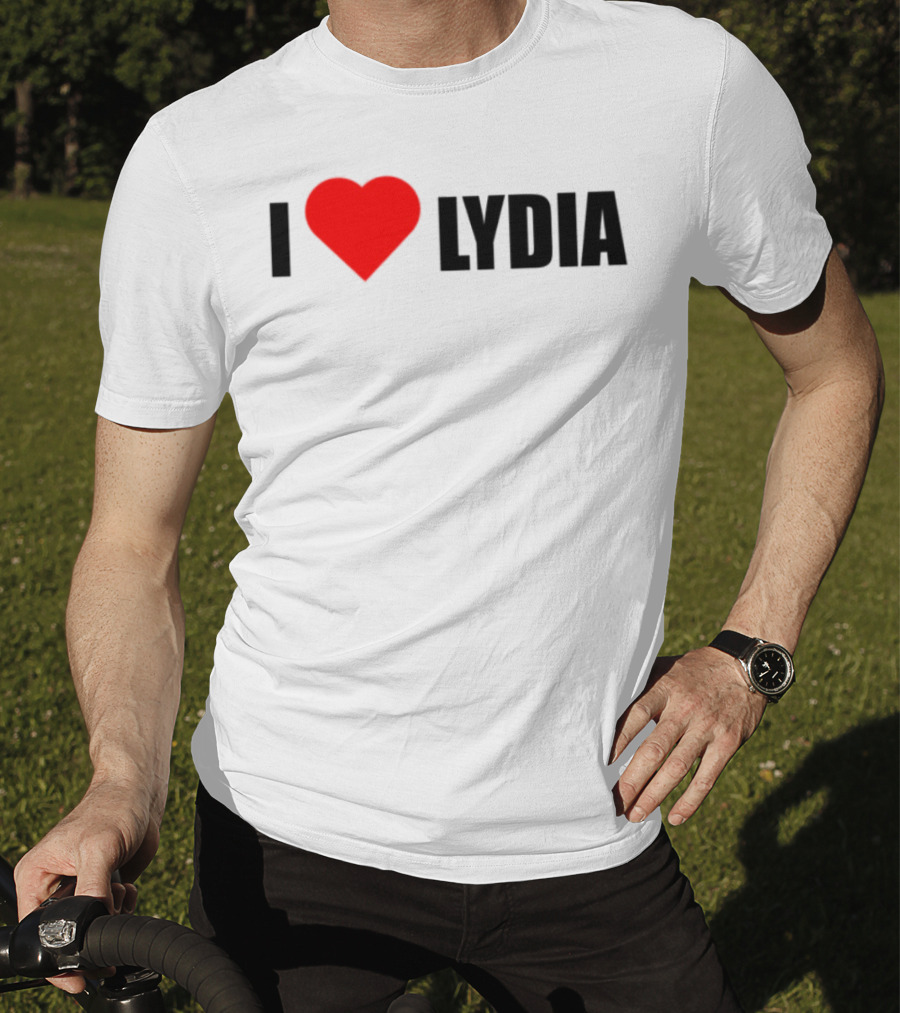I Love Lydia Heart Symbol Expression T-Shirt