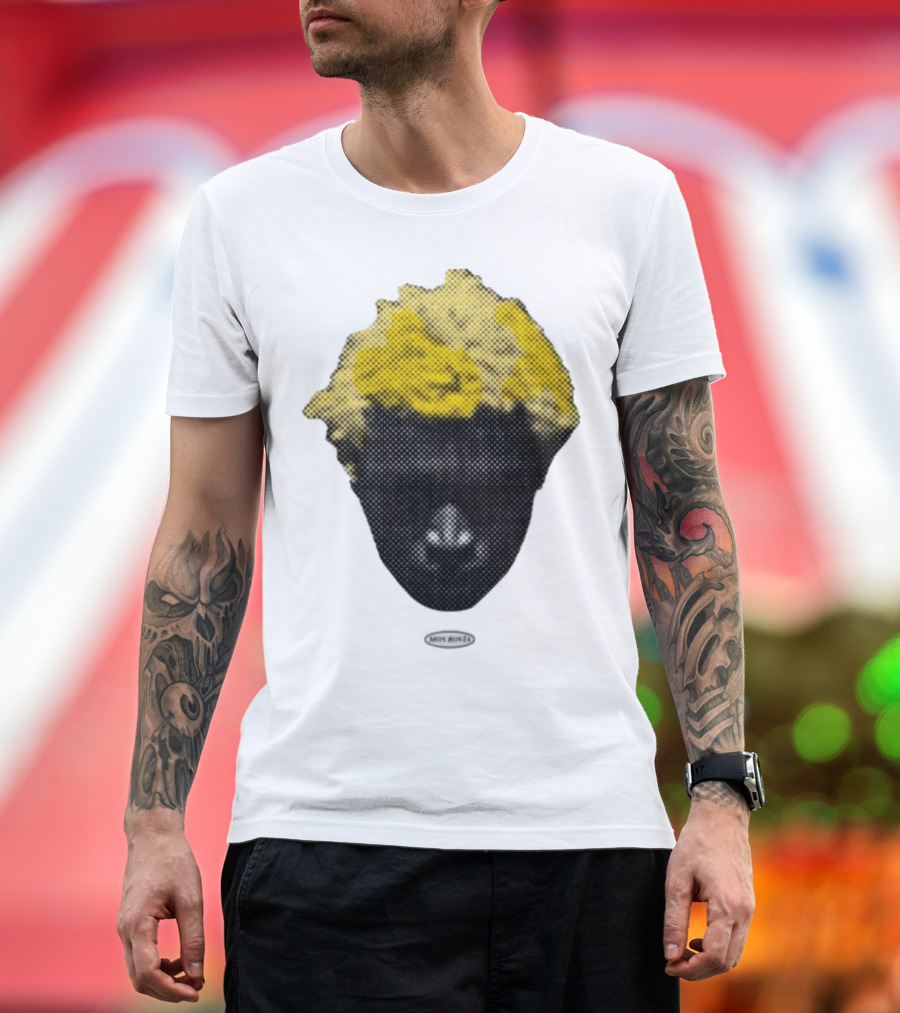 Mon Rovia Boy Yellow Hair Pop Art Style T-Shirt