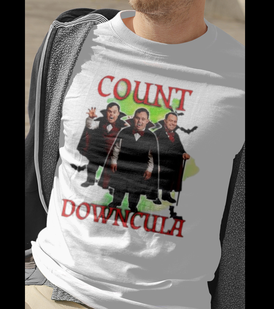 Count Downcula Halloween Vampire Costume Trio T-Shirt