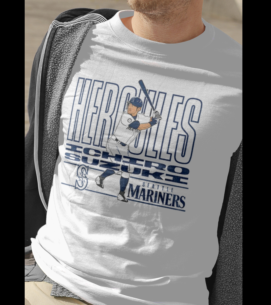 Hercules Ichiro Suzuki Seattle Mariners MLB Baseball Player 2025 T-Shirt