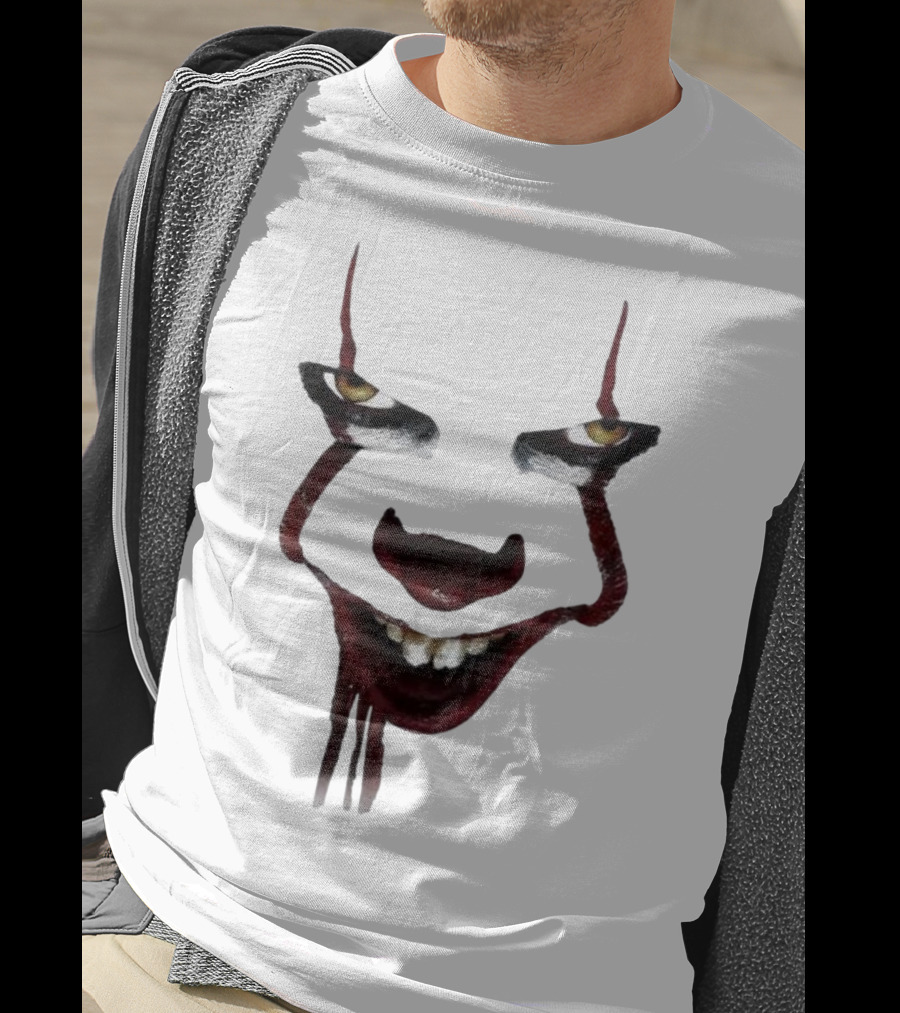 Pennywise Clown Face Halloween IT Movie T-Shirt