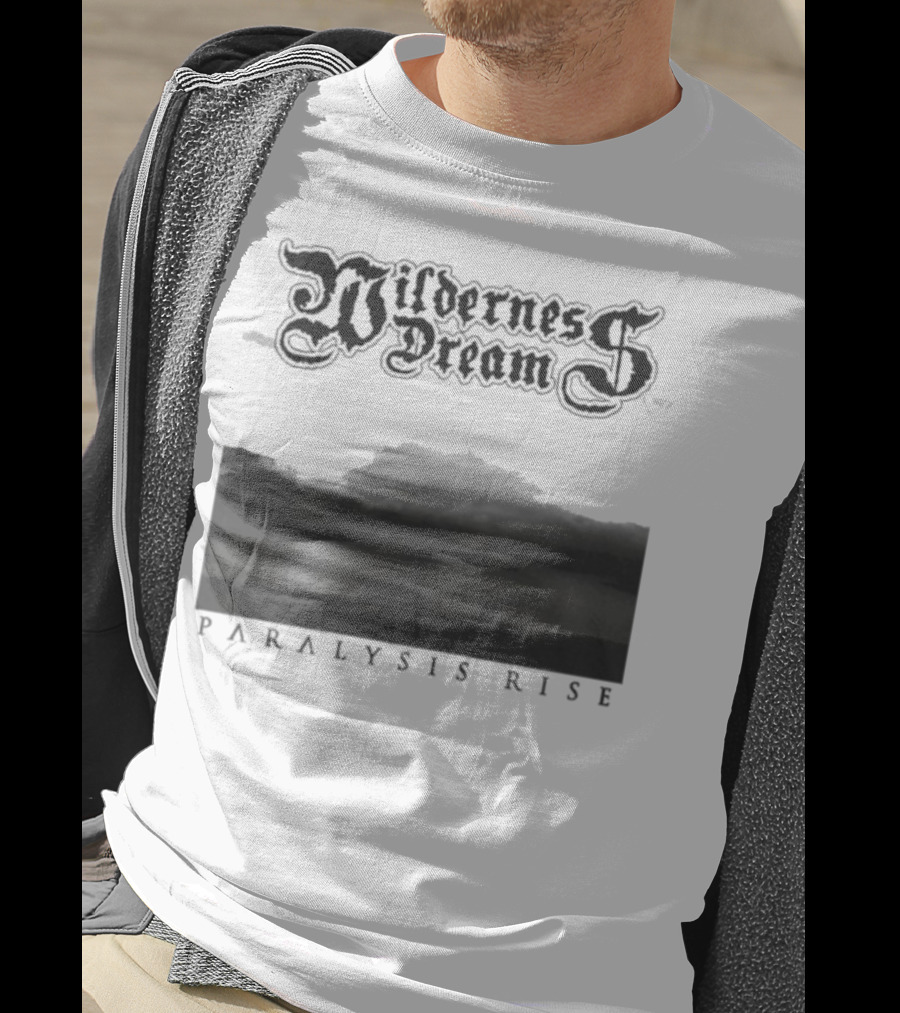 Wilderness Dream Paralysis Rise Scenic Monochrome Landscape T-Shirt