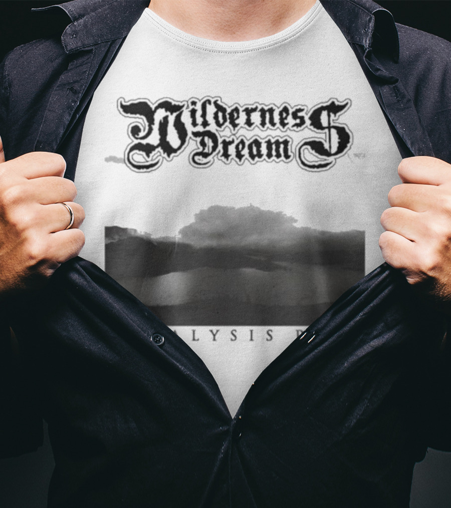 Wilderness Dream Paralysis Rise Scenic Monochrome Landscape T-Shirt