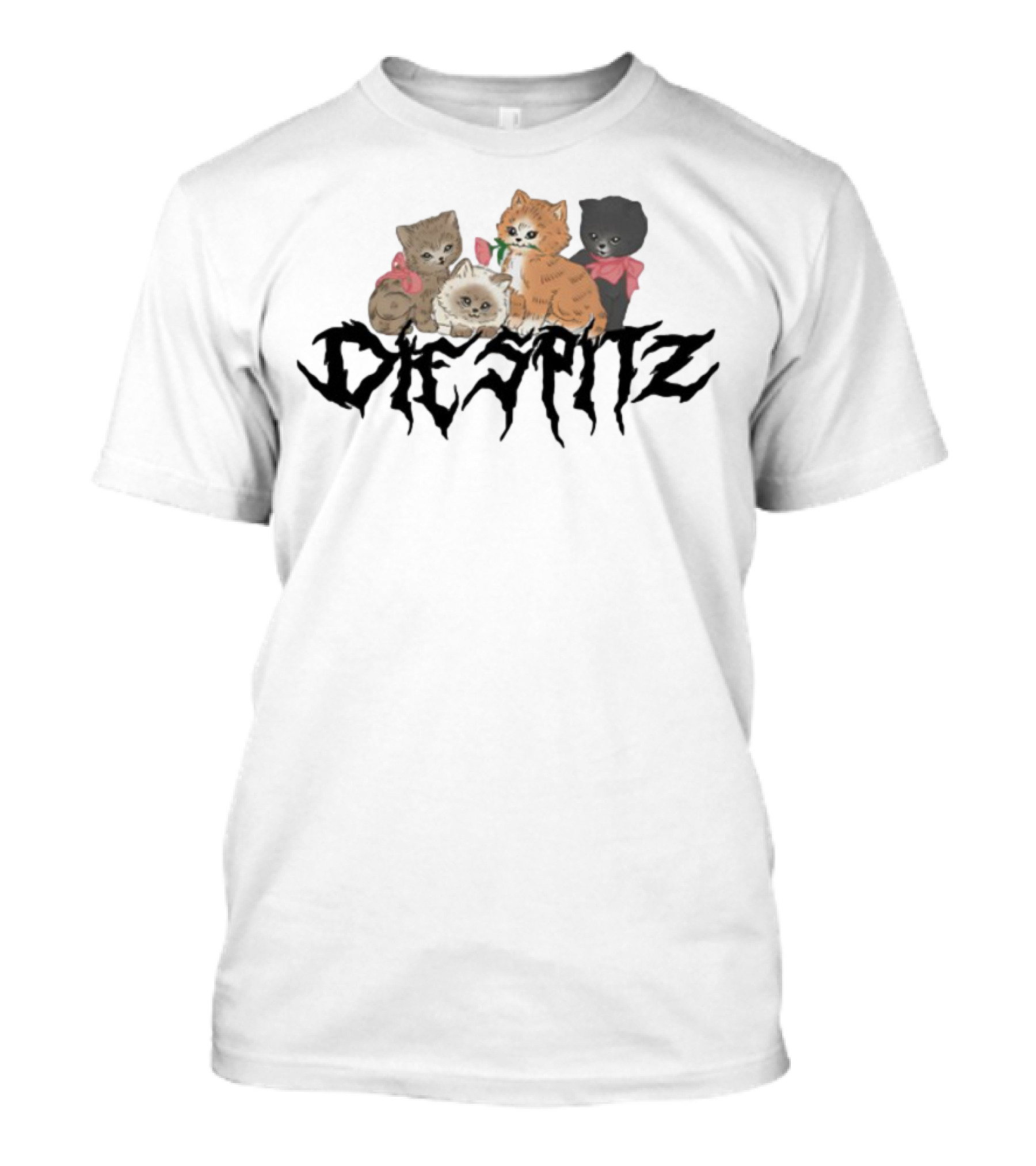 Diespitz Cute Kittens With Bows T-Shirt