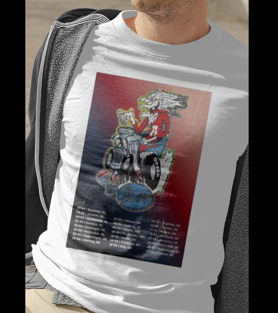 Europe UK Spring 2026 Charlie Parr Tour Dates Netherlands Denmark Sweden UK T-Shirt