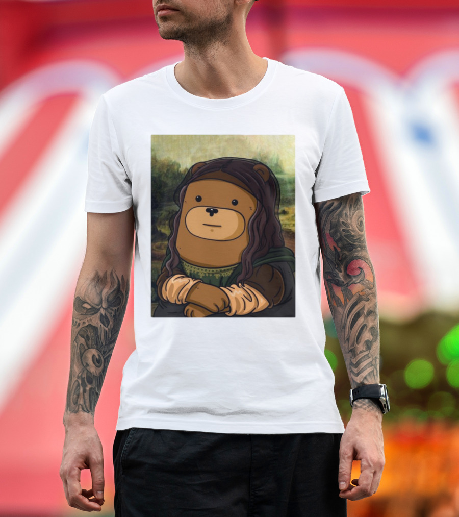 Figen.Eth Boi The Bear Mona Lisa Parody T-Shirt
