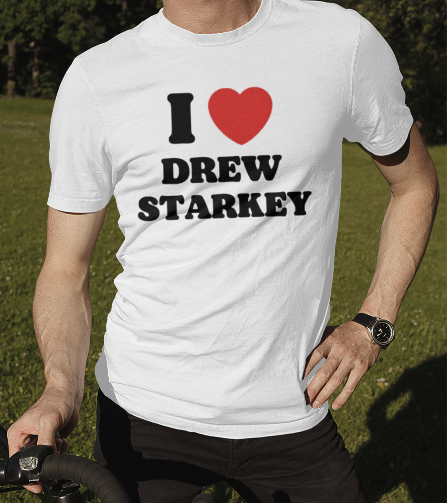 I Love Drew Starkey Red Heart Fan Favorite T-Shirt