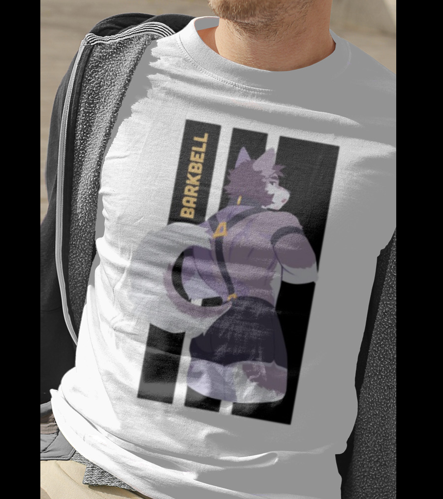 Barkbell Lycan Lifts Ringer Pump Cover Wolf Workout T-Shirt