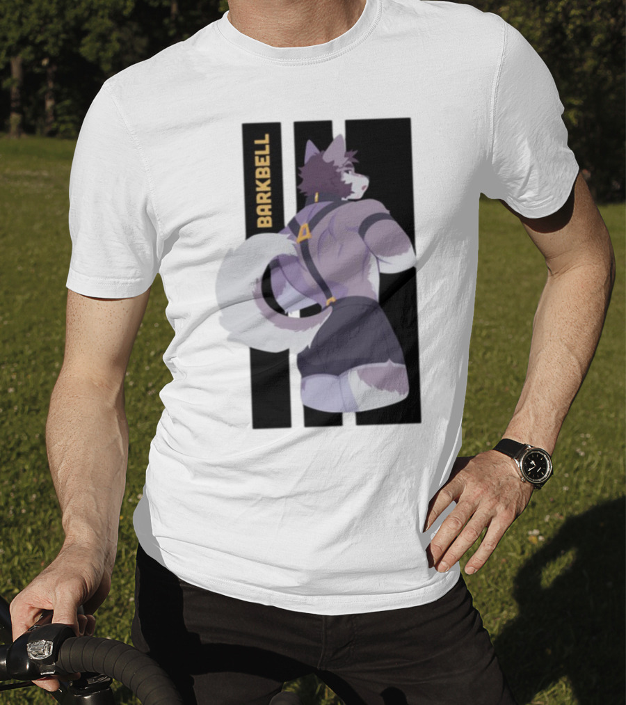 Barkbell Lycan Lifts Ringer Pump Cover Wolf Workout T-Shirt