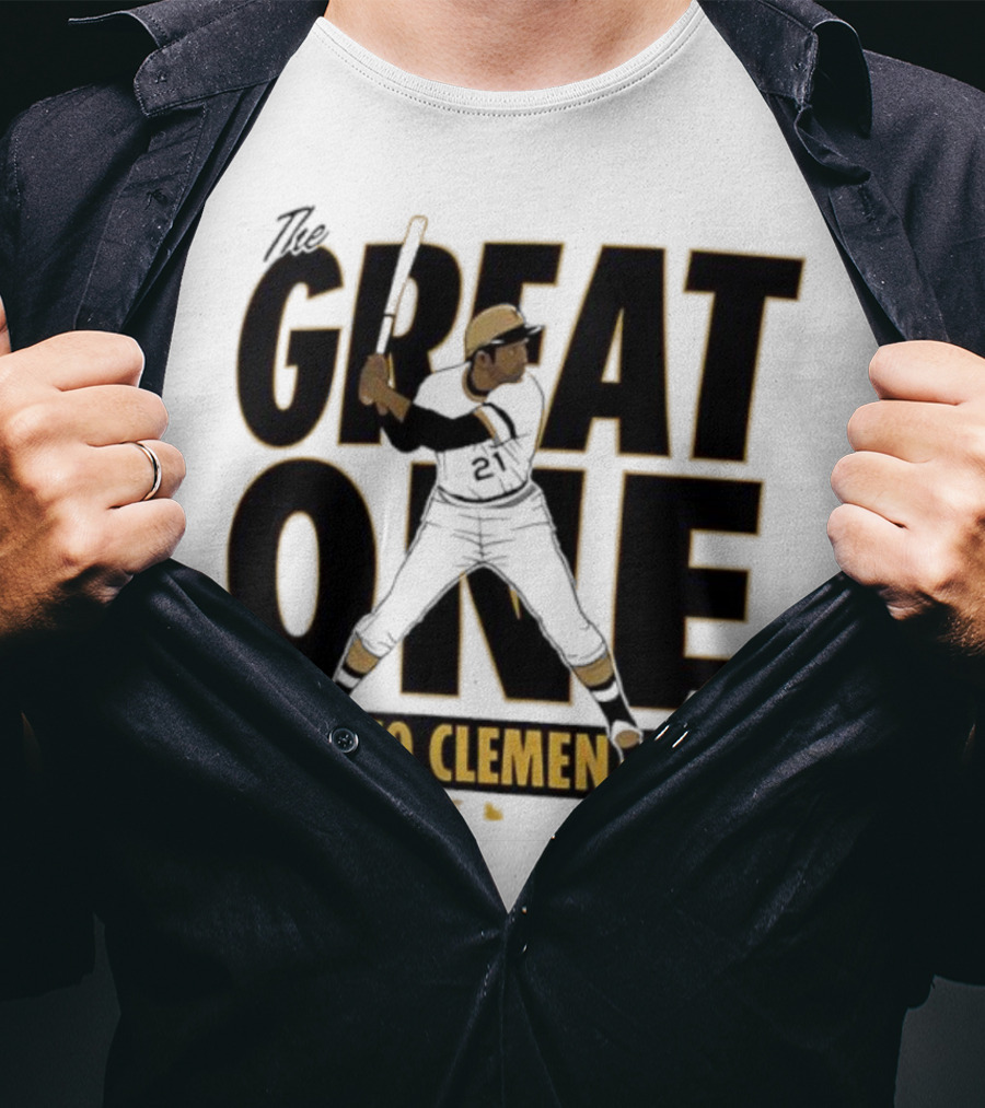 Roberto Clemente Great One Pittsburgh Pirates P T-Shirt