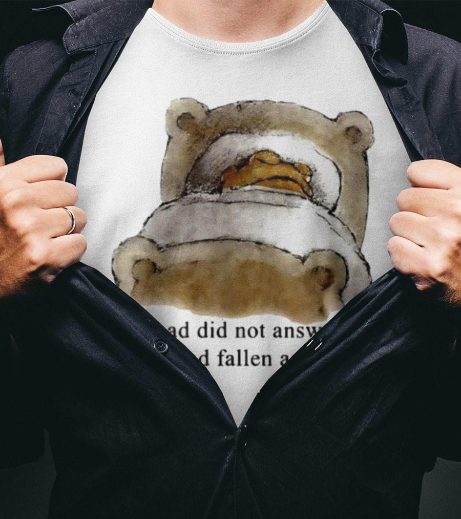 Toad Did Not Answer He Had Fallen Asleep Bedtime Scene T-Shirt