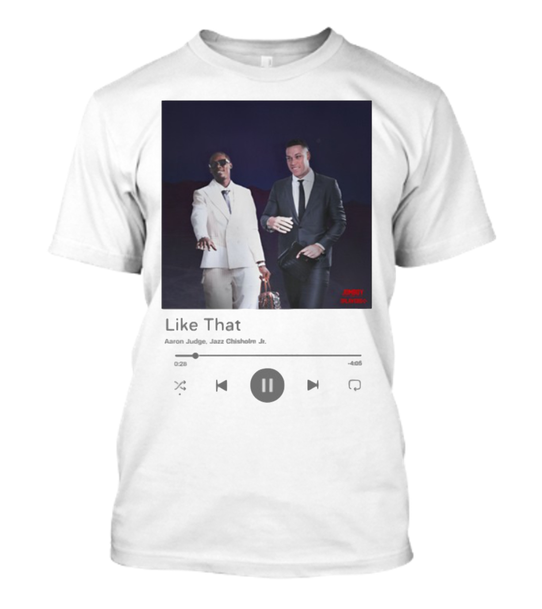 Janky Playlist Like That Aaron Judge Jr. T-Shirt