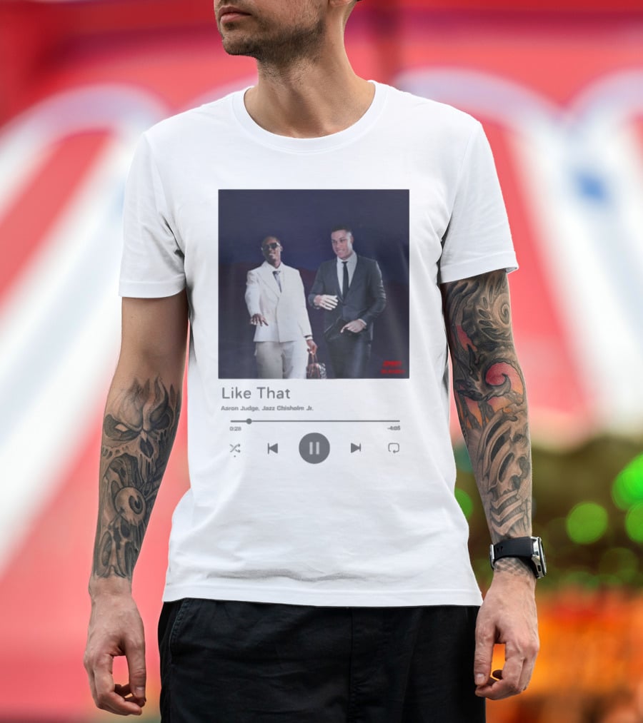 Janky Playlist Like That Aaron Judge Jr. T-Shirt