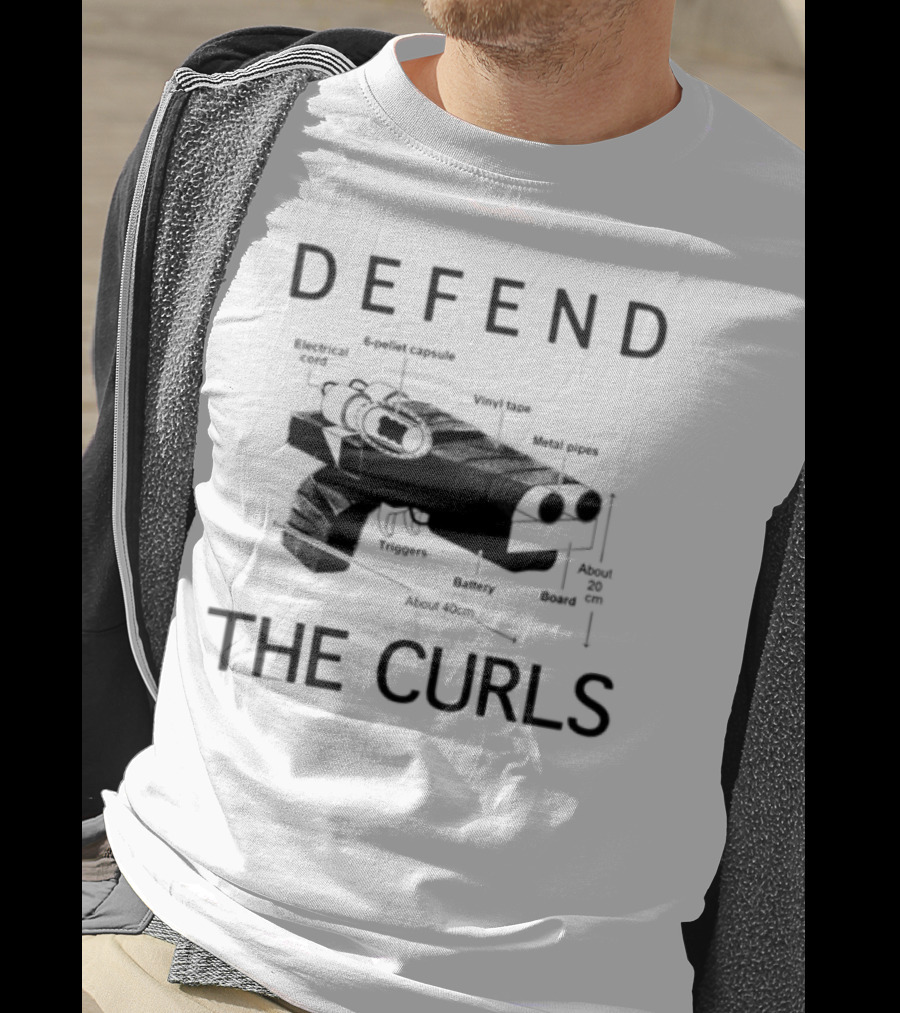Defend The Curls Engine Diagram Exhaust Manifold Cylinder Spark Plug T-Shirt