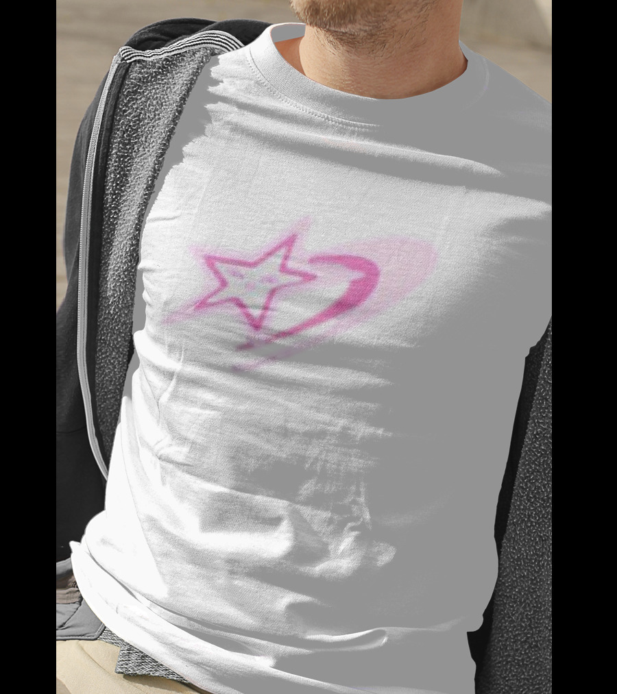 Dreamboy White Pink Star T-Shirt