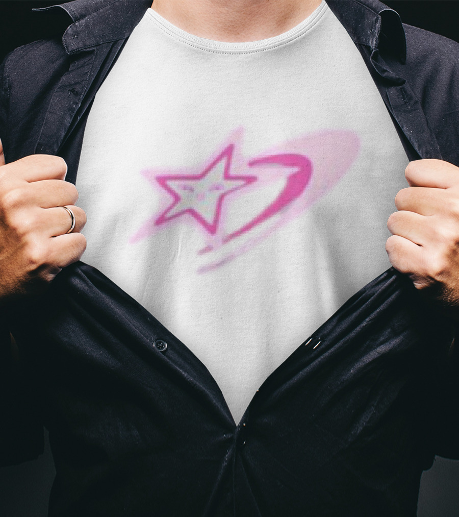 Dreamboy White Pink Star T-Shirt