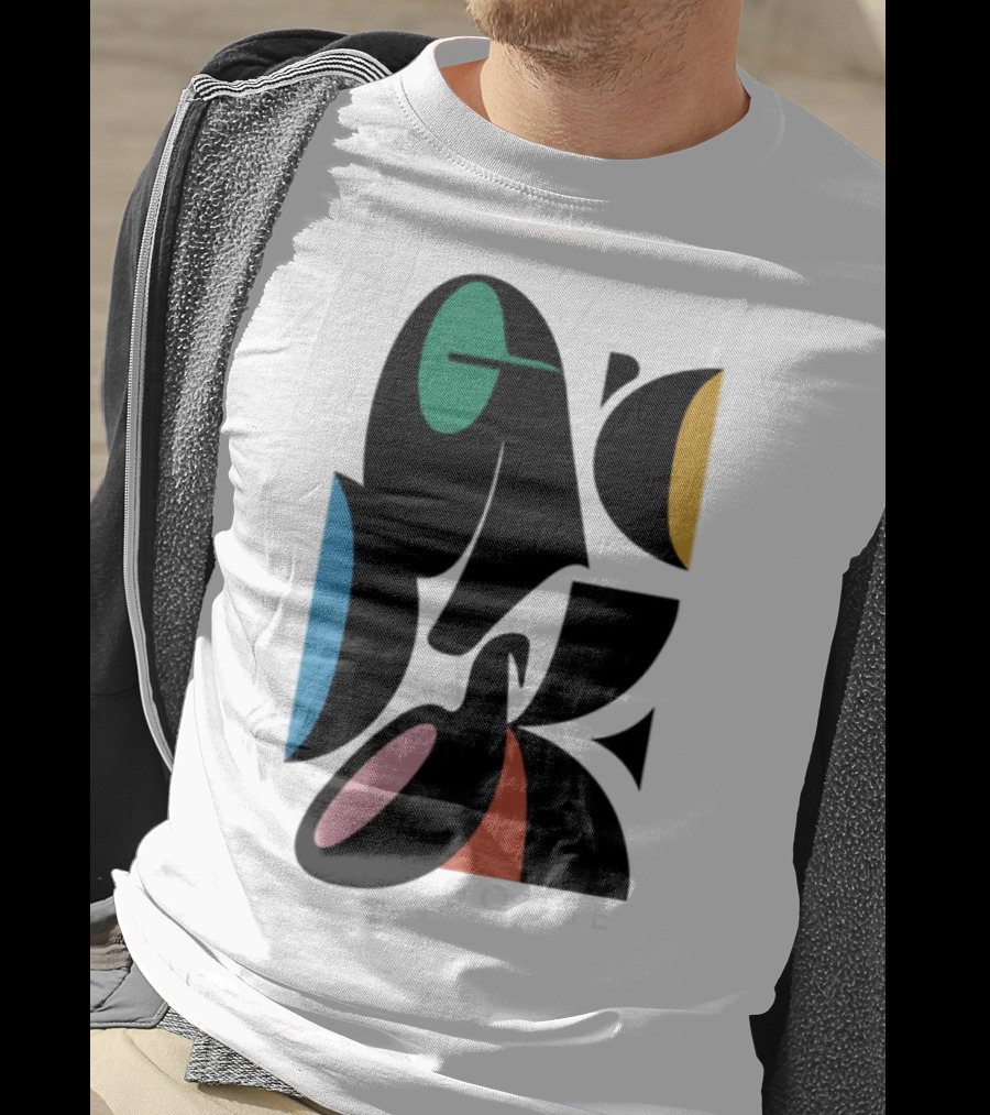 Warp Spheres Goose The Band Colorful Abstract Shapes T-Shirt