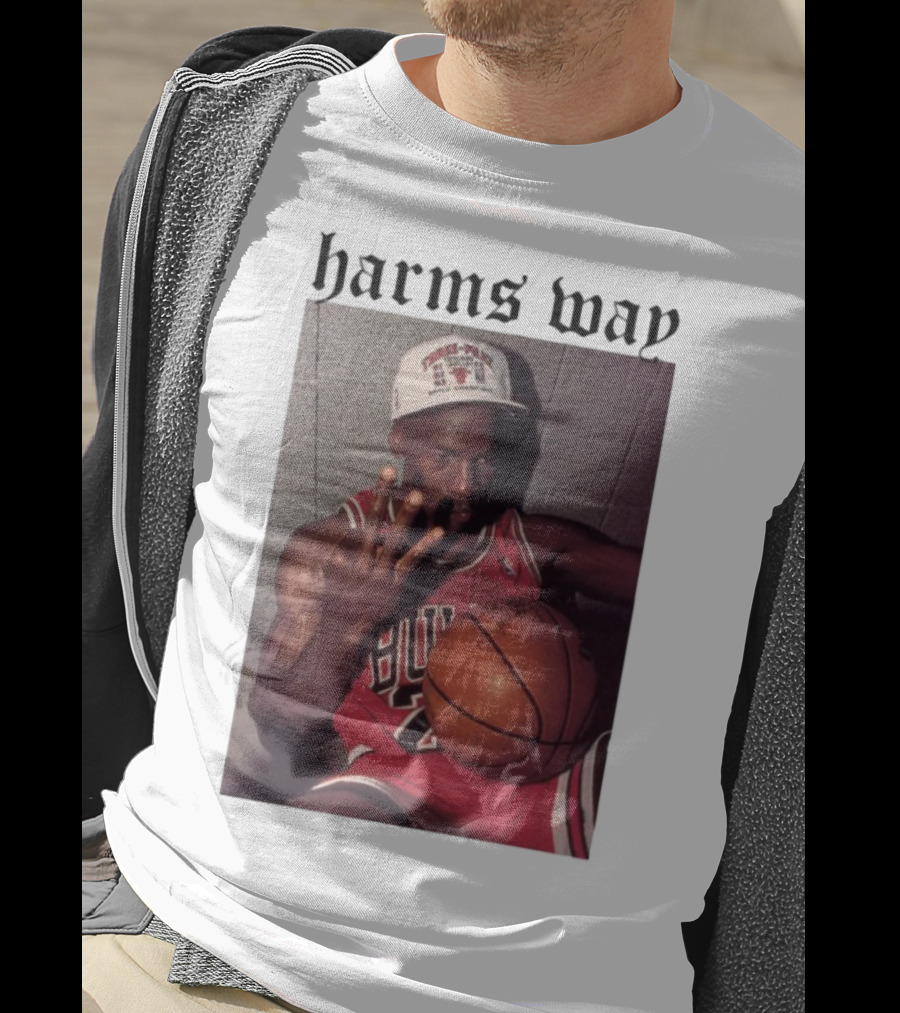 Harm's Way Bulls Basketball Legend 23 Championship Tribute T-Shirt