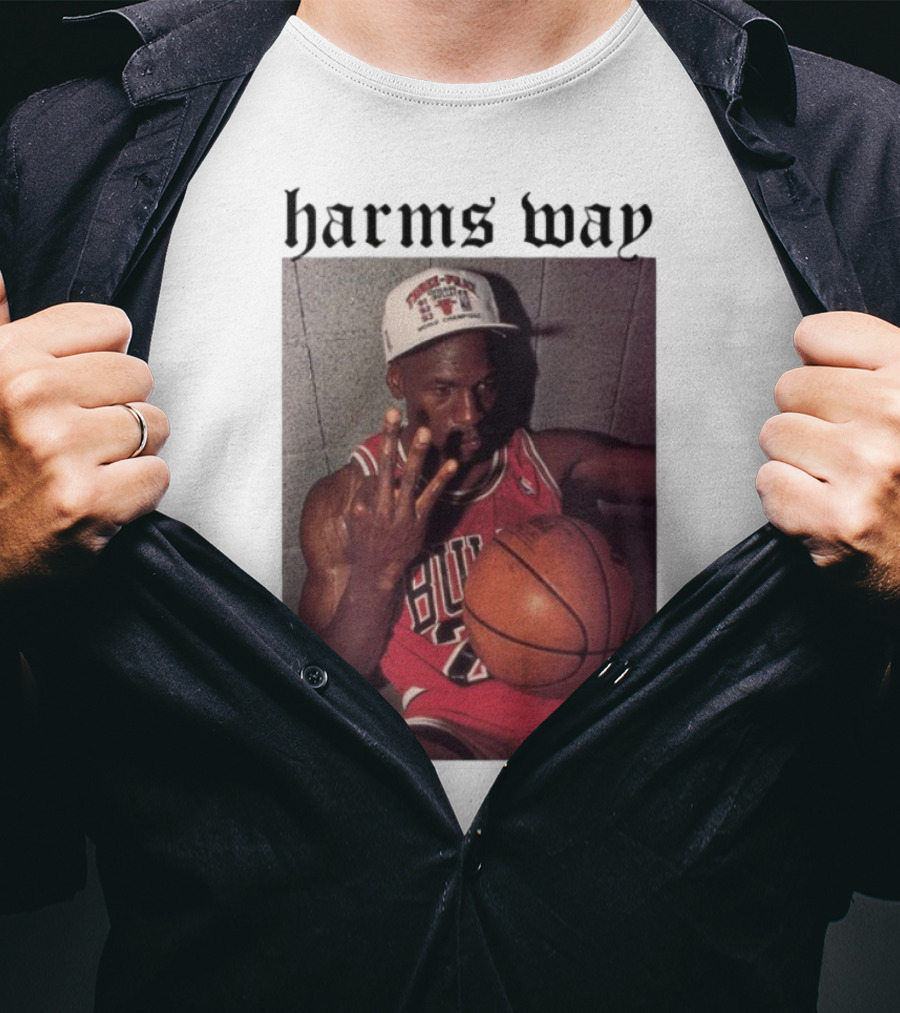 Harm's Way Bulls Basketball Legend 23 Championship Tribute T-Shirt